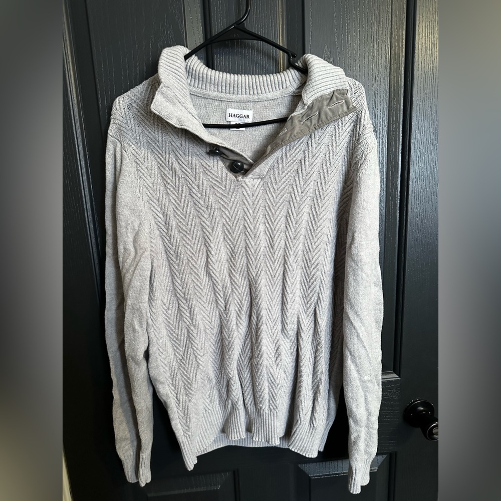 Haggar Mens Sweater Polo